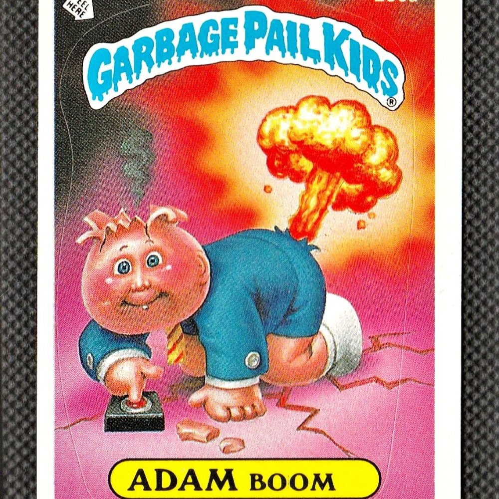 1987 Topps Garbage Pail kids GPK Series 7 260a Adam Boom